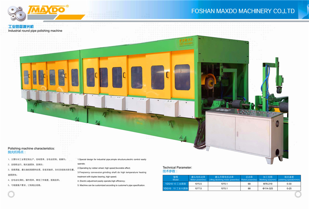 工業圓管拋光機